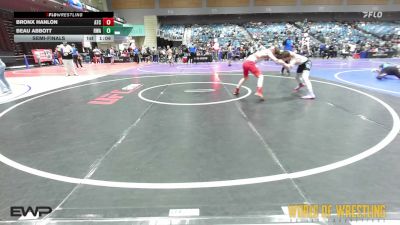 115 lbs Semifinal - Bronx Hanlon, Aniciete Training Club vs Beau Abbott, Roundtree Wrestling Academy
