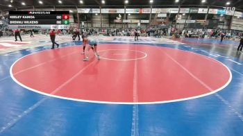 112 lbs Quarterfinal - Keeley Kainoa, Gorilla Wrestling Club vs Brennli Wilkens, Hazen Wrestling Club