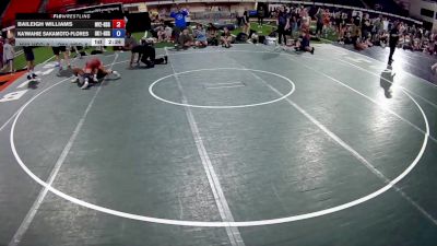 130 lbs Baileigh Williams, Nevada 2 HS Girls vs Ka'iwahie Sakamoto-Flores, Oklahoma 1 HS Girls