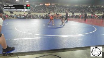 120 lbs Consi Of 8 #2 - Kiah Locust, Cowboy Wrestling Club vs Tracker Smith, Salina