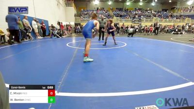 80 lbs Consolation - Cohen Mixon, Piedmont vs Witten Benton, Enid Youth Wrestling Club