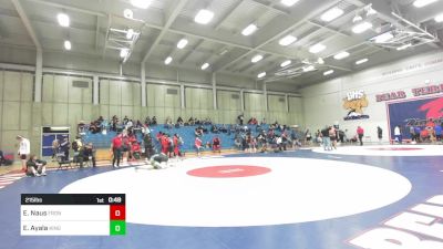 215 lbs Consi Of 16 #2 - Ethan Naus, Frontier vs Emilio Ayala, Kingsburg