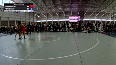 285 lbs Cons. Semis - Logan Jimenez, Arizona vs Zane Gray, Idaho