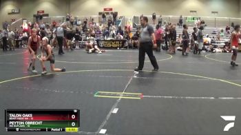 82 lbs Semis & 1st Wrestleback (8 Team) - Peyton Obrecht, MO Outlaws vs Talon Oaks, Beast Mode WA