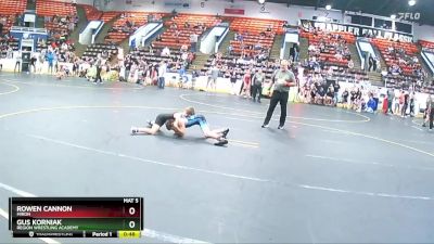 70 lbs Cons. Round 3 - Gus Korniak, Region Wrestling Academy vs Rowen Cannon, Miron