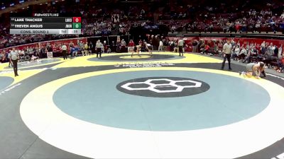 D3-150 lbs Cons. Round 2 - Treven Angus, John. Northridge vs Lane Thacker, Lakota