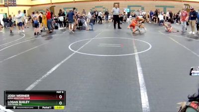 88 lbs 3rd Place Match - Josh Werner, NOVA Wrestling Club vs Logan Bailey, Southside WC