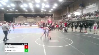 144 lbs Quarterfinal - Malachai Benabides, Steel City Reloaded WC vs Samuel Romero, Duran WC