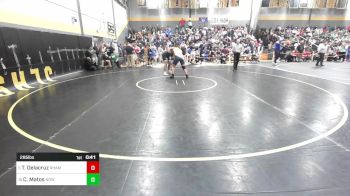 285 lbs Consi Of 8 #2 - Thiago Delacruz, RHAM vs Christopher Matos, Notre Dame-West Haven