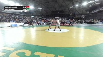 Boys 1B/2B 285 Cons. Round 1 - Michael Cohens, Highland vs Fred Morris, Jenkins (Chewelah)