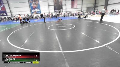 68 lbs Rd# 6- 9:00am Saturday Final Pool - Lincoln Brower, Mat Assassins vs Levi Sisler, PA Gold