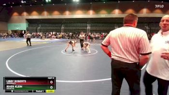 110 lbs Cons. Round 6 - River Klein, Douglas vs Libby Roberts, University