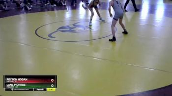 113 lbs Round 3 (8 Team) - Peyton Hogan, Uintah vs Lane Monroe, Millard