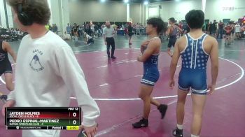 113 lbs Quarterfinals (8 Team) - Pedro Espinal-Martinez, Naples Wrestling Club vs Jayden Holmes, Social Circle Black
