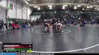 96 lbs Finals (2 Team) - Landon Rosenthal, Nebraska Titans vs Austin Gates, G.I. Grapplers Gold