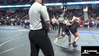 185 lbs 5th Place Match - Jazmyn Kaufman, Girard Matside vs Emma Blacketer, Marysville