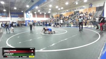 106 lbs Semifinal - Jorge Rios, St John Bosco vs David Chacon, Buchanan