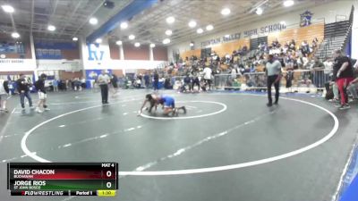 106 lbs Semifinal - Jorge Rios, St John Bosco vs David Chacon, Buchanan