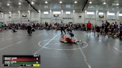 144 lbs Round 2 (6 Team) - Mars Coste, WV Wild vs Brady Hand, Noke RTC