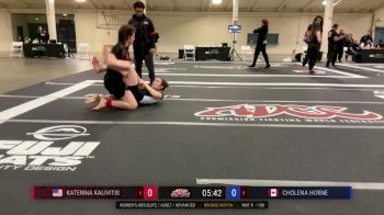 Cholena Horne vs Katerina Kalivitas 2025 ADCC San Jose Open