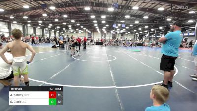 75 lbs Rr Rnd 3 - Jack Kahley, Buffalo Valley Wrestling Club - Black vs Shane Clark, Silo