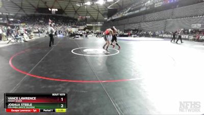 1A 170 lbs Champ. Round 1 - Vance Lawrence, Mount Baker vs Joshua Steele, Columbia (White Salmon)