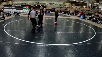 285 lbs Quarterfinals (8 Team) - Durian Dotson, Station Camp High School vs Jamall Newsome, Millington Central High School