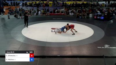 150 lbs Cons 32 #1 - Cooper Sheesley, CA vs Dimetry Molina, CA