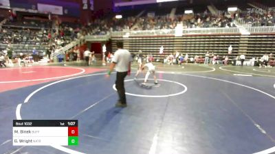 78 lbs Semifinal - Mac Binek, Buffalo Outlaws vs Gavin Wright, Natrona Colts