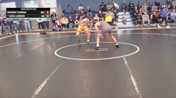 157 lbs Champ. Round 2 - Cael Larson, Augustana (SD) vs Vincent Cabral, Western Colorado University