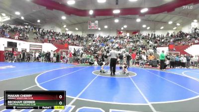 62 lbs Cons. Round 3 - Makari Cherry, Prodigy Wrestling Club vs Beckham Gerber, Yorktown Wrestling Club