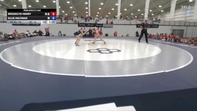 100 lbs Brooklyn Henry, Pennsylvania Blue vs Ellie Hultman, Wisconsin