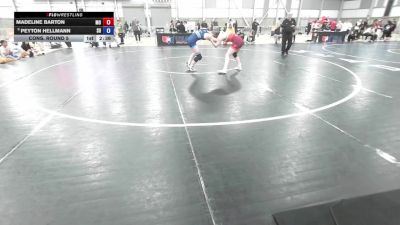 U20 Women - 62 lbs Cons. Round 5 - Madeline Barton, MO vs Peyton Hellmann, SD