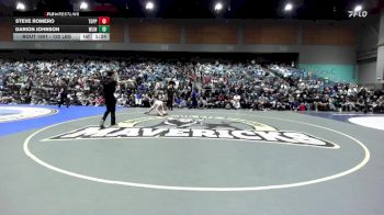 120 lbs 3rd Place - Steve Romero, Toppenish vs Darion Johnson, West Linn