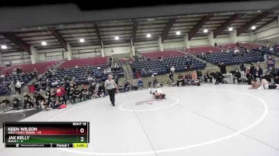 135 lbs Semis & Wb (16 Team) - KEEN WILSON, West Coast Riders vs Jax Kelly, Idaho 1