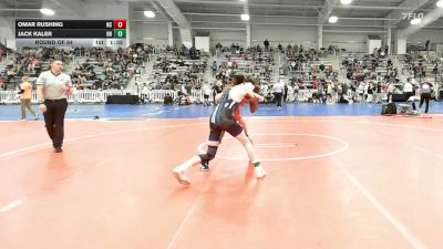 126 lbs Round Of 64 - Omar Rushing, NC vs Jack Kaler, NH
