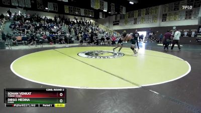 126 lbs Cons. Round 2 - Sohan Venkat, Torrey Pines vs Diego Medina, Chino