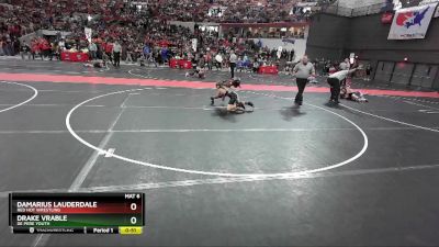 105 lbs Champ. Round 2 - Drake Vrable, De Pere Youth vs Damarius Lauderdale, Red Hot Wrestling