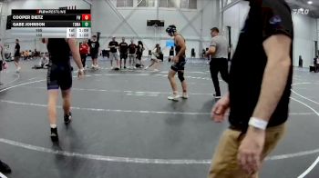 165 lbs Round 3 (4 Team) - Gabe Johnson, TDWC Maniacs vs Cooper Dietz, Freakztyle Wrestling