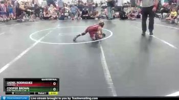 48 lbs Quarterfinal - Cooper Brown, Icon Wrestling Club vs Jadiel Rodriguez, Caveman