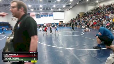 71 lbs Semifinal - Tucker Twibell, Touch Of Gold Wrestling Club vs Abel VonWald, Douglas WC