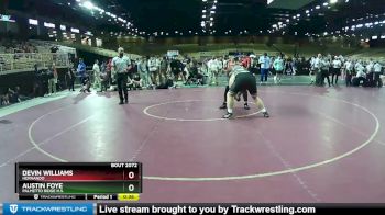 285 lbs Cons. Semi - Devin Williams, Hernando vs Austin Foye, Palmetto Ridge H.S.