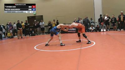 175 lbs Champ. Rd Of 64 - Ryker Cox, KD / Curby vs Peter Sadchikov, Gold Schopp Wrestling Club