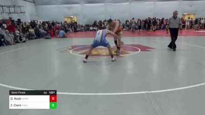 150 lbs Semifinal - Dustin Rook, Newburg vs Zachary Clark, Everett