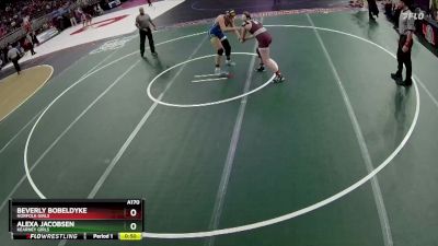 Cons. Round 1 - Beverly Bobeldyke, Norfolk Girls vs Alexa Jacobsen, Kearney Girls