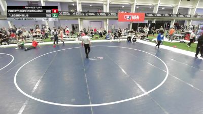 Junior Boys - 150 lbs Champ. Round 3 - Christopher Firebaugh, Midwest Regional Training Center vs Legend Ellis, Threestyle Wrestling Of Oklahoma