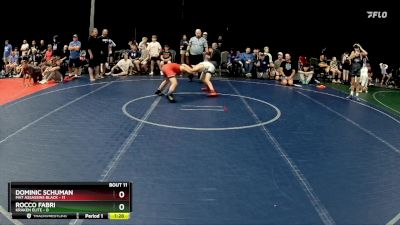 84 lbs Round 3 (8 Team) - Rocco Fabri, Kraken Elite vs Dominic Schuman, Mat Assassins Black