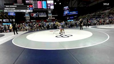 126 lbs Champ. Rd Of 64 - Mac Johnson, NC vs Marlo Clark, FL
