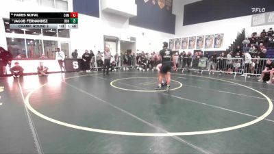 144 lbs Champ. Round 3 - Jacob Fernandez, Bonita vs Fares Nofal, Corona Del Mar