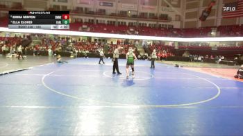 165 lbs Semifinal - Ella Elordi, Eagle vs Emma Minton, Emmett